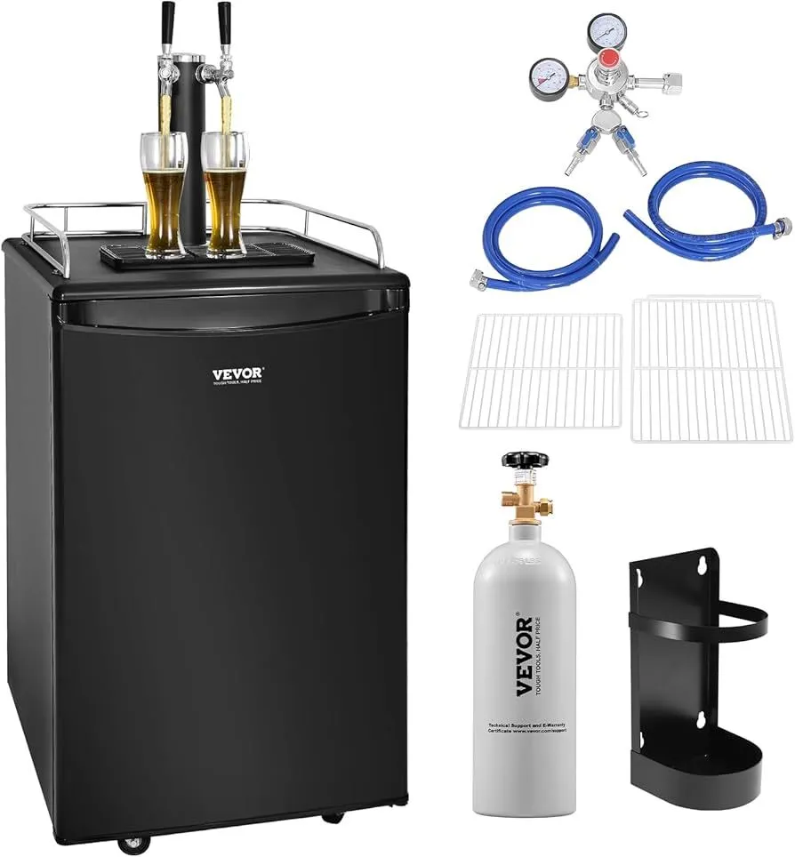 Full Size Dual Tap Kegerator