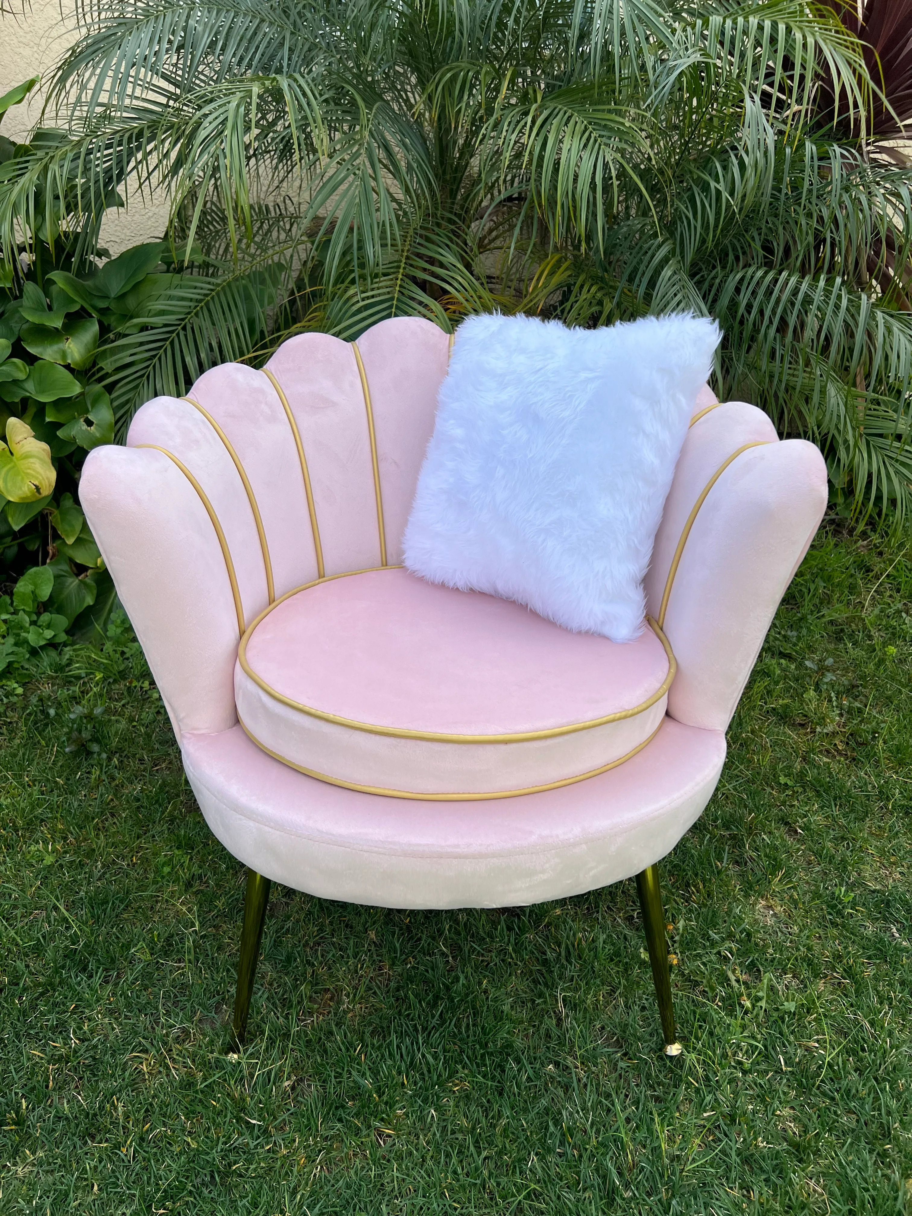 Velvet Accent Chair