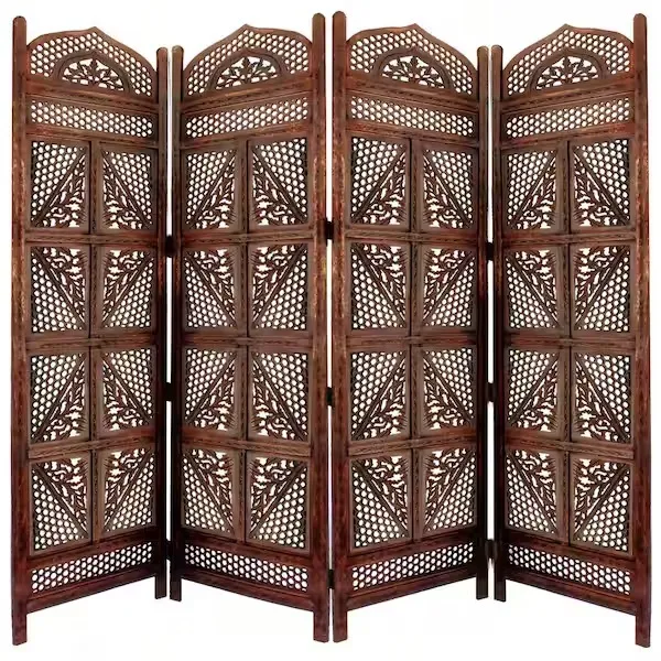 Boho Wooden Room Divider