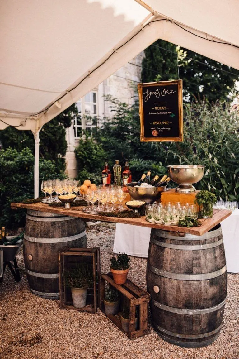 Wine Barrel Bar
