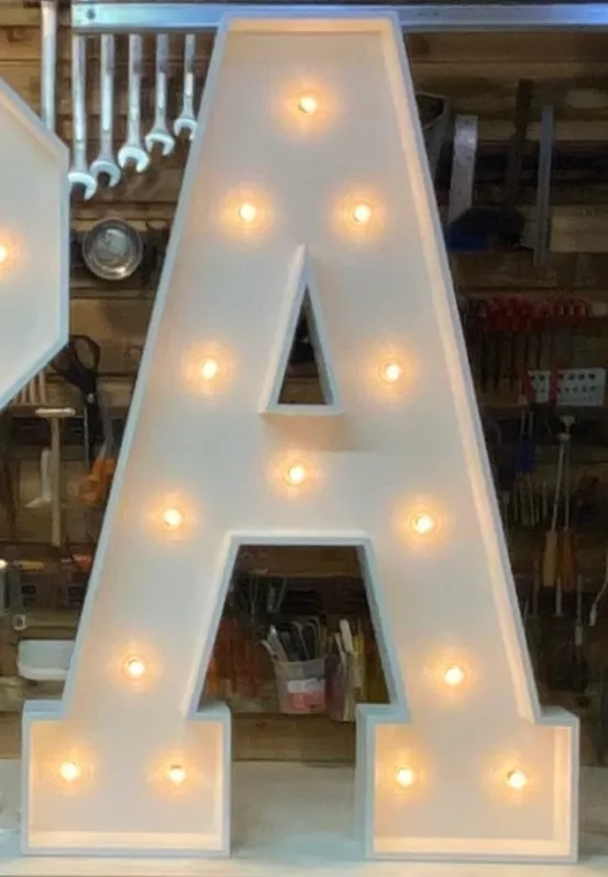 Marquee Letter A