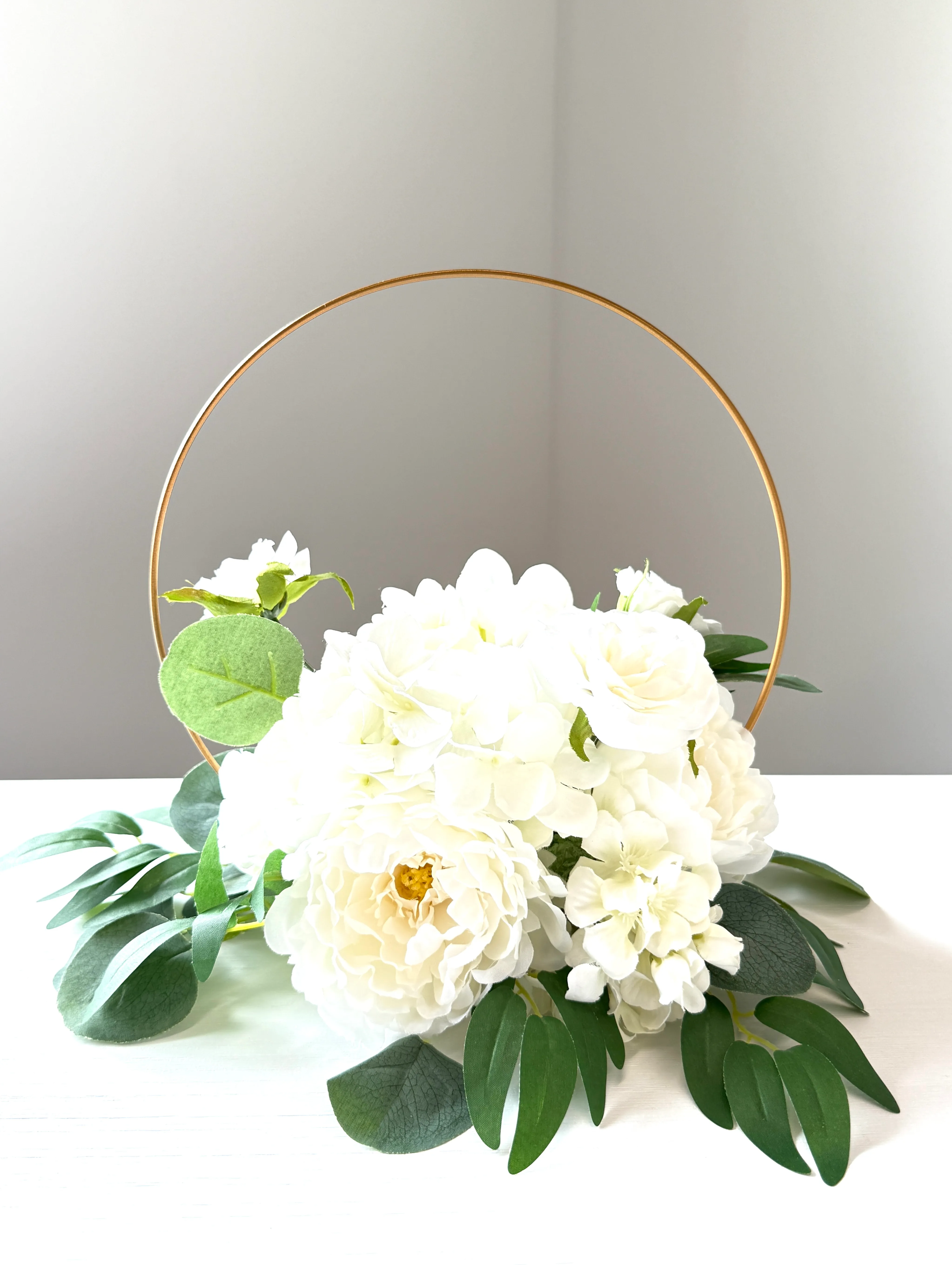 Gold Hoop Florals