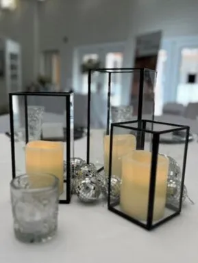 Black Glass Lantern