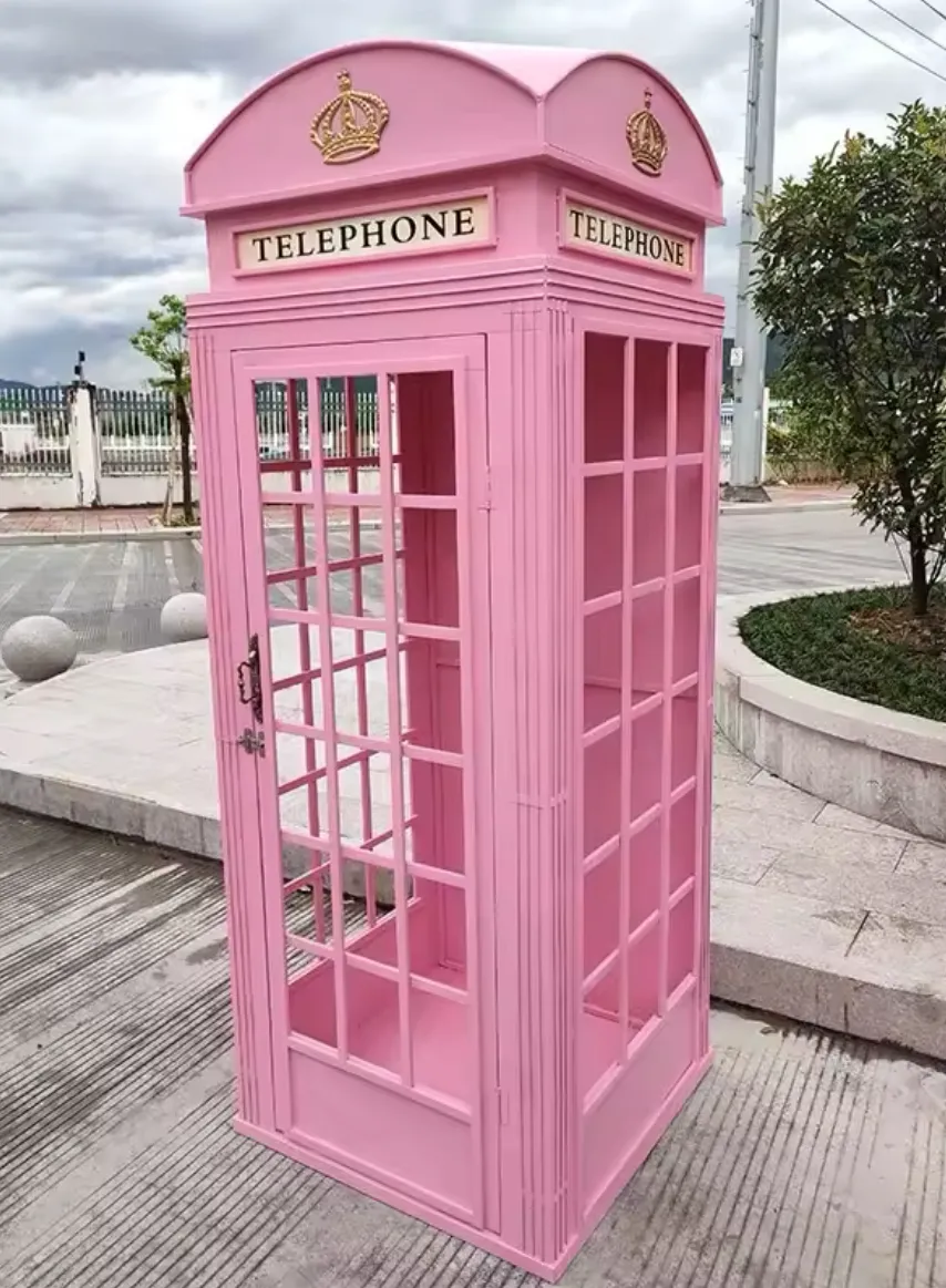 Pink Phone Booth - Booth Only
