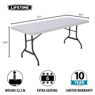 Lifetime Folding Table (6ft)