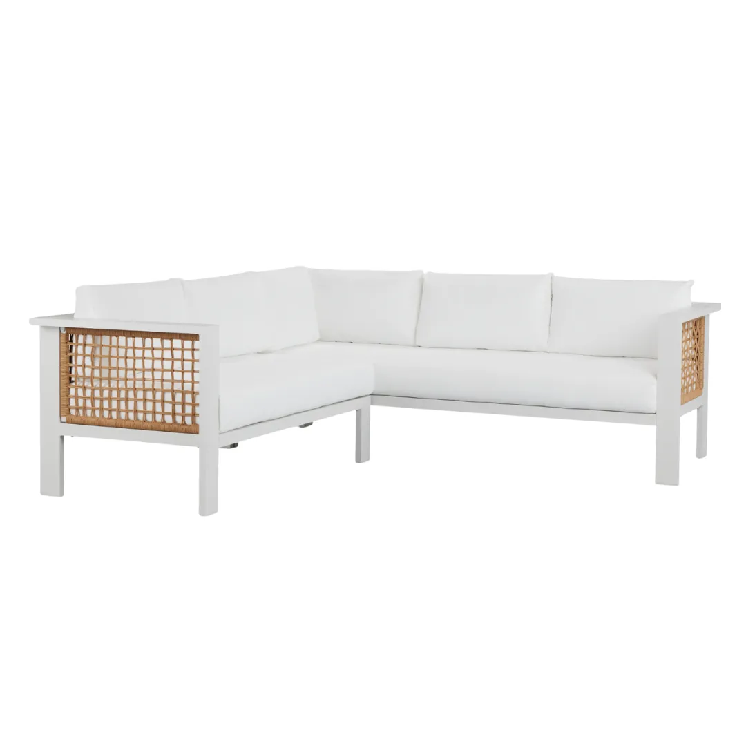 Coconut Indoor/Outdoor Sectional 92" x 90"