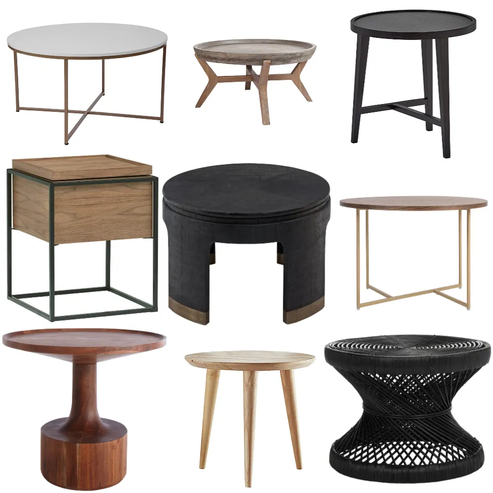 Coffee and side tables 
