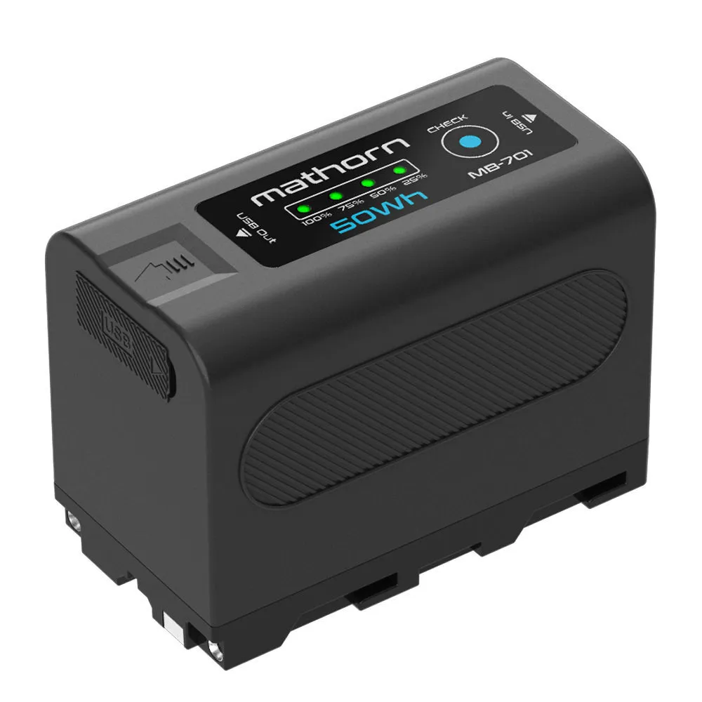 Mathorn MB-701 accu (Sony NP-F770 accu) (set van 2)