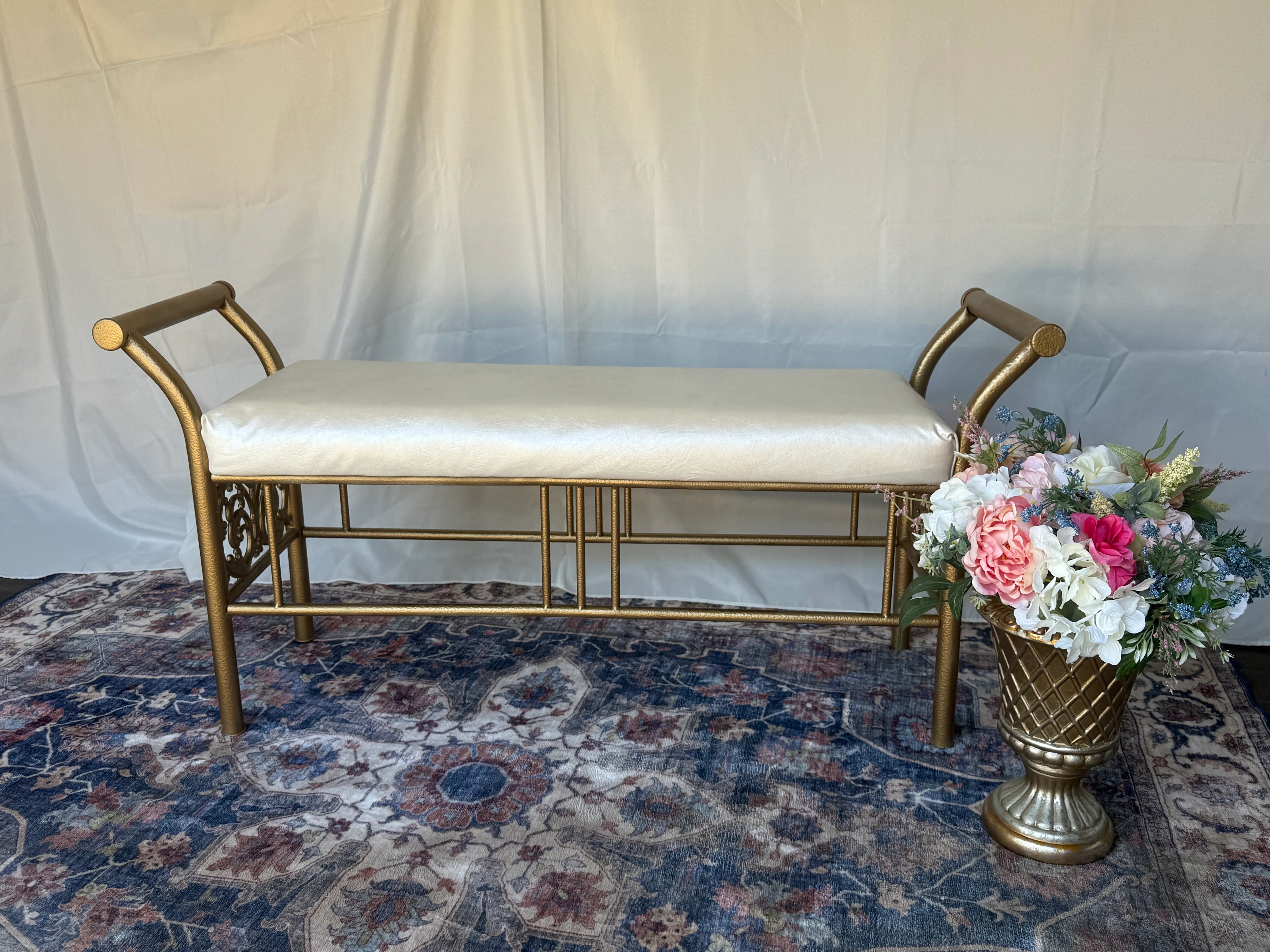 Gold Regal Bench