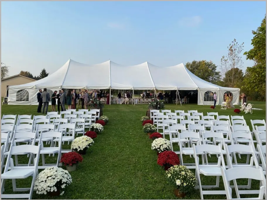 40 x 100 Pole Tent