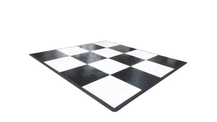 15' x 15' Black & White Dance Floor