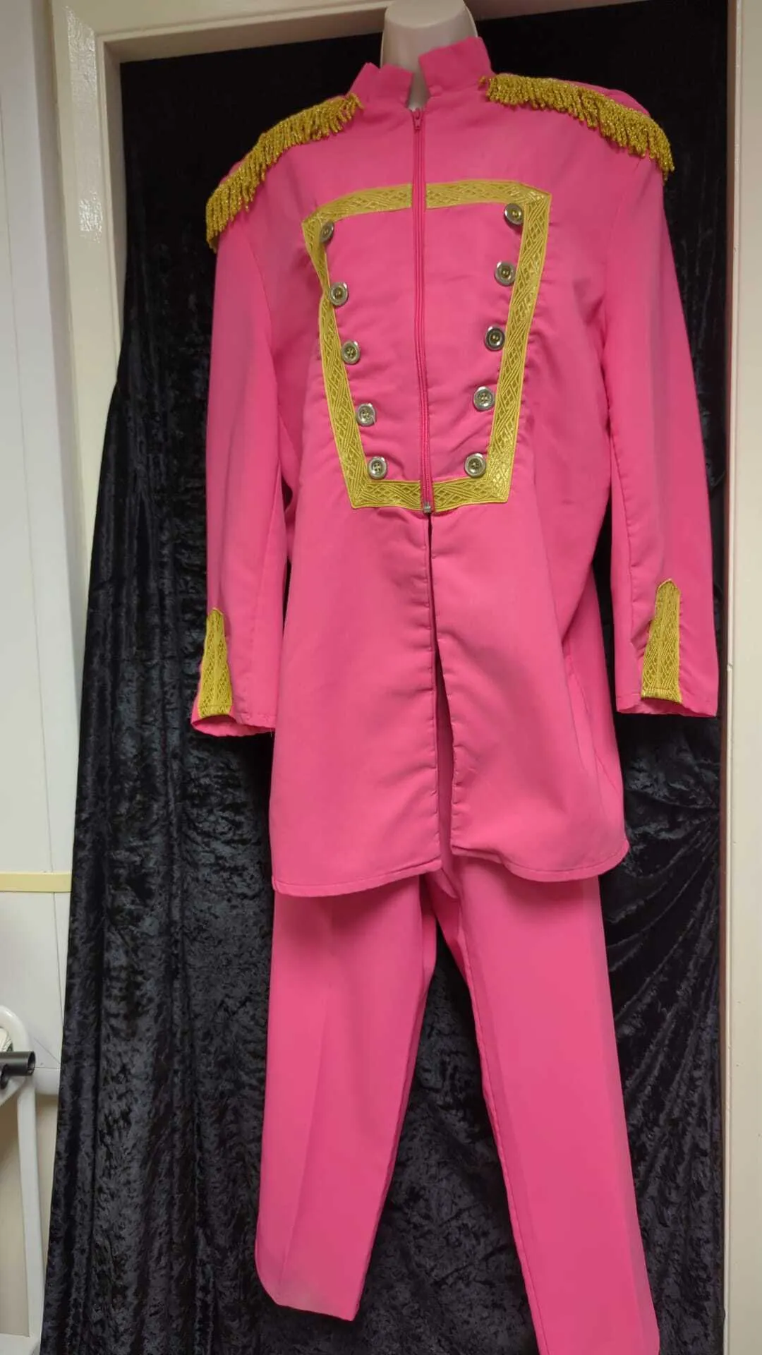 60s Sergeant Pepper Suit Pink (Jacket & Trousers)