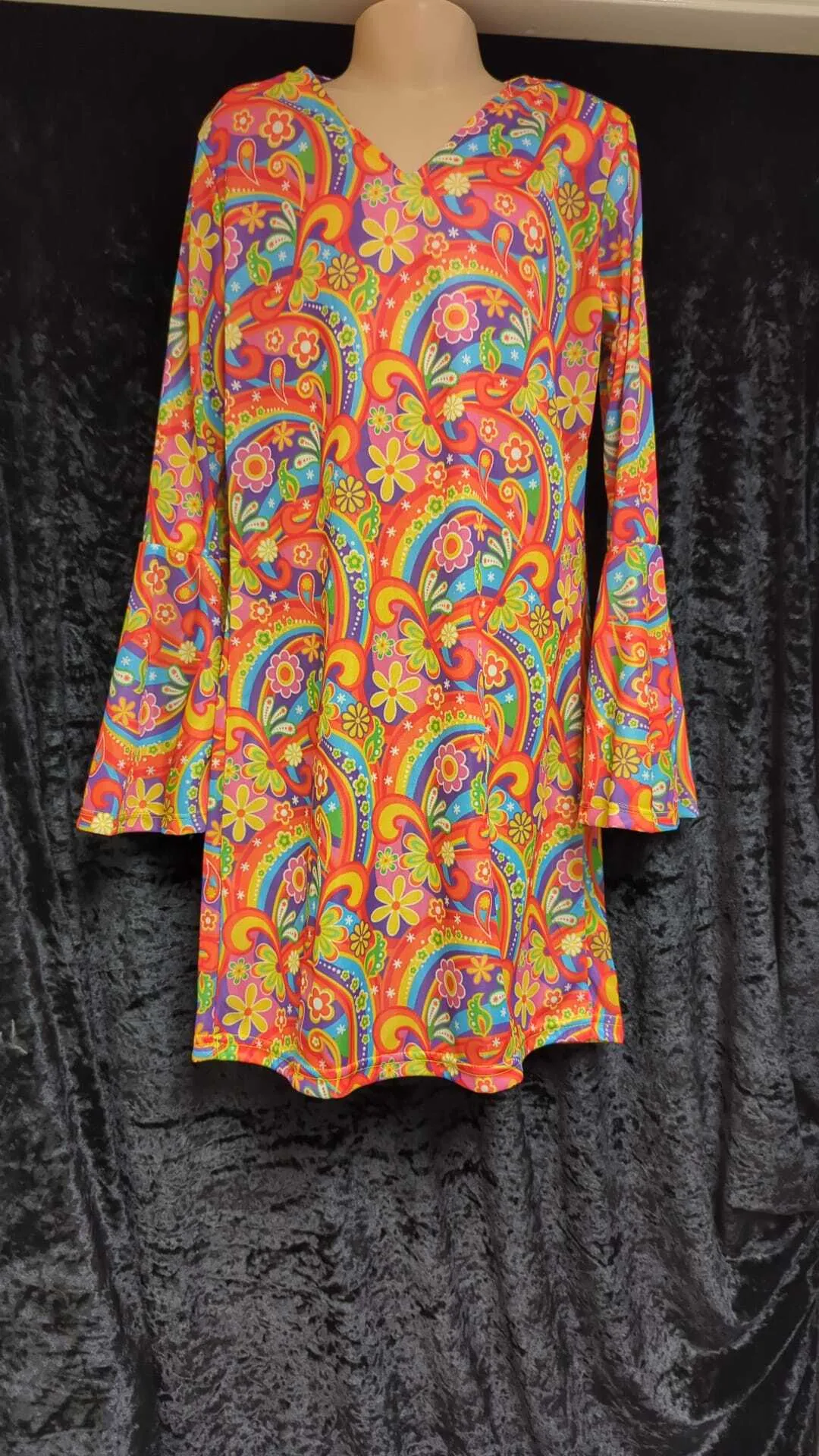 60s Style Psychedelic Dress