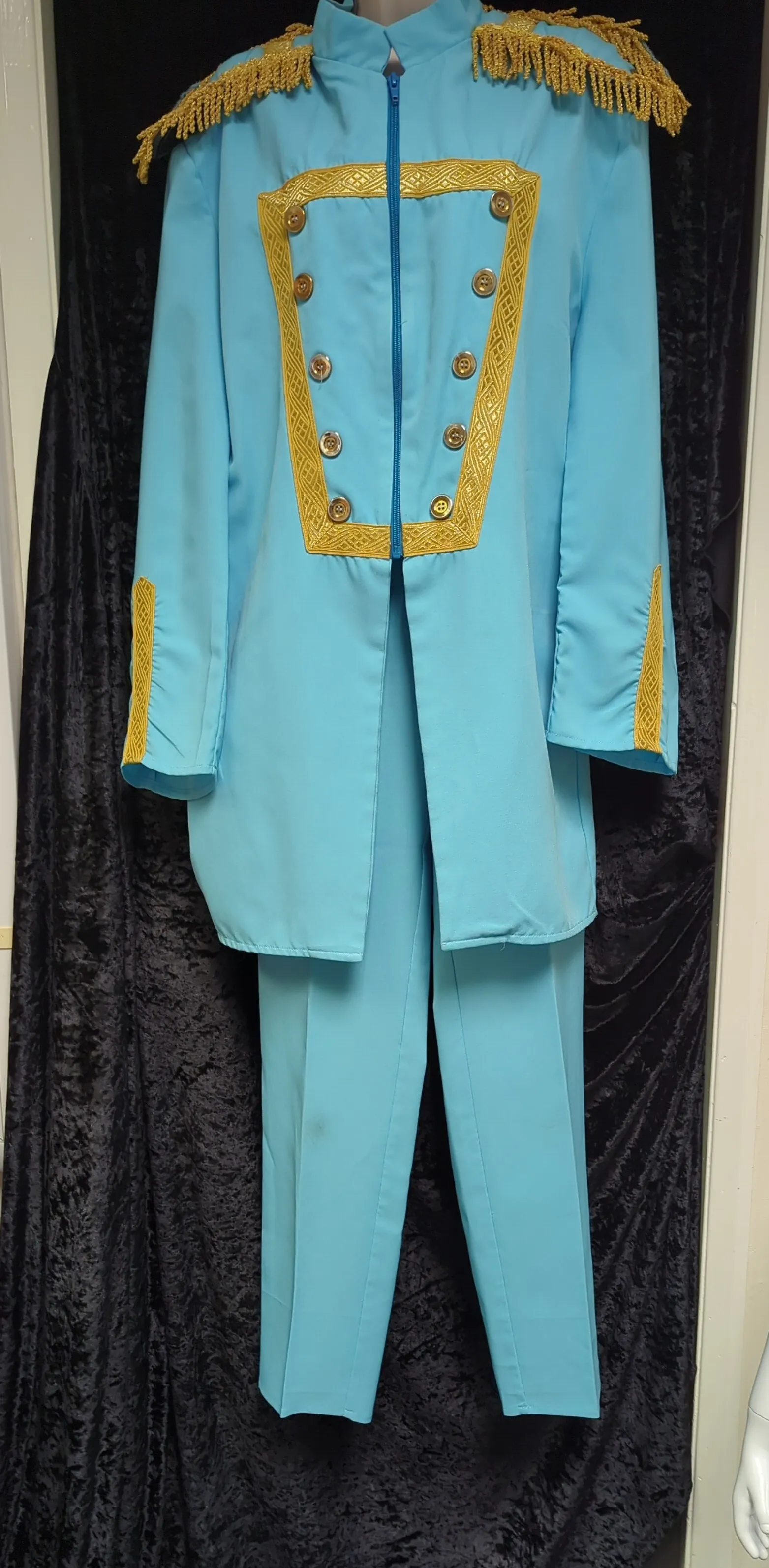 60s Sergeant Pepper Suit Light Blue (Jacket & Trousers)