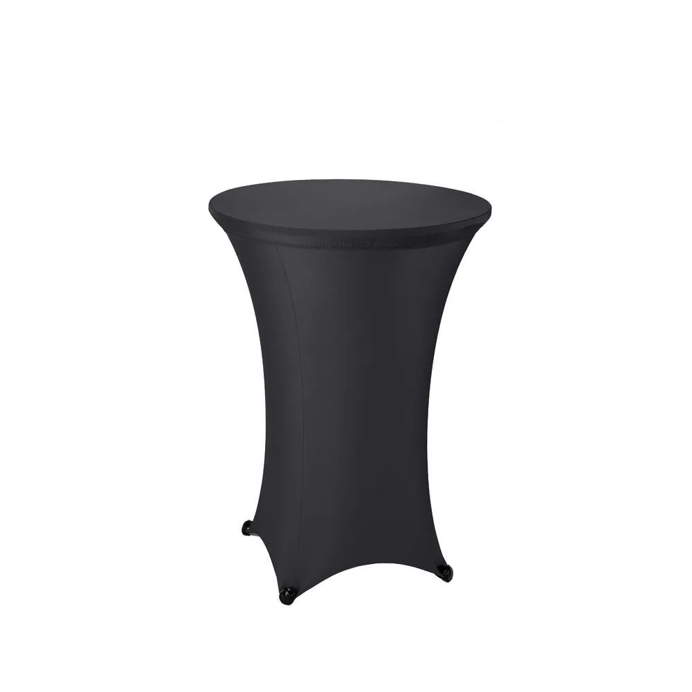 Black Spandex Highboy Table Cover