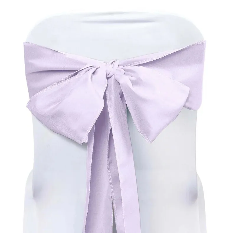 Lavender Polyester Chair Sashes