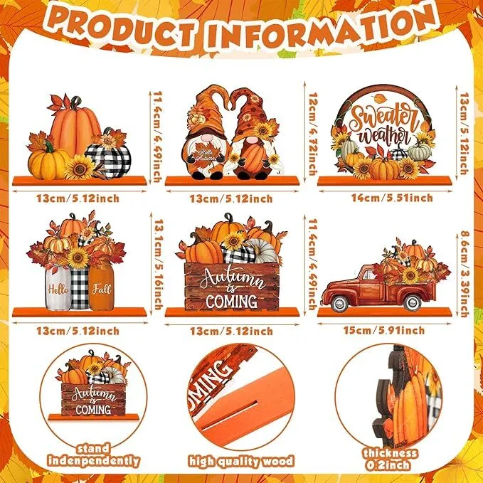 Fall Table Signs