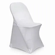 White Folding spandex chair covers