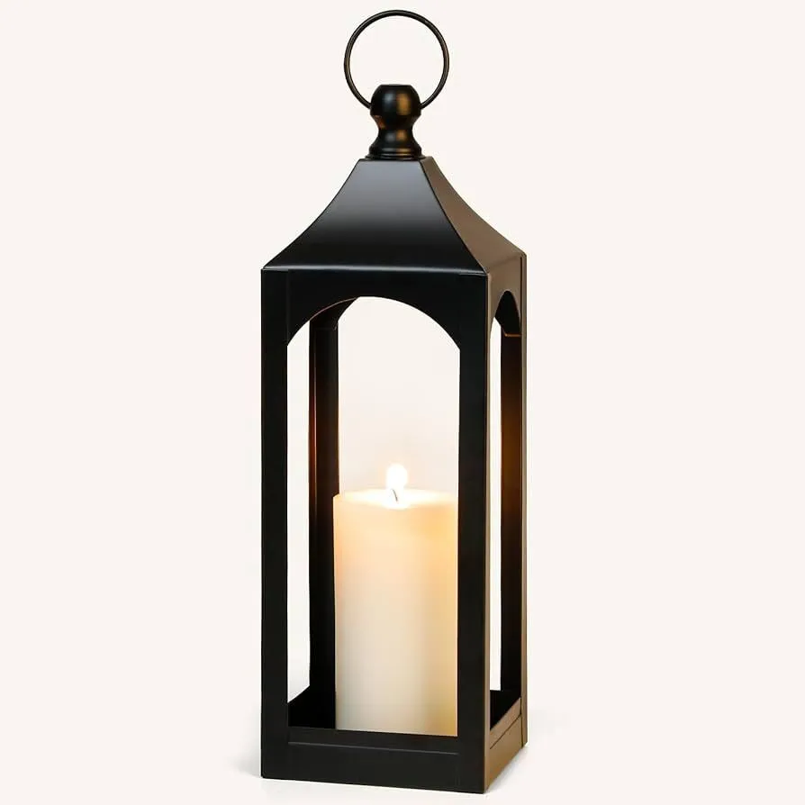 Black Metal Lantern