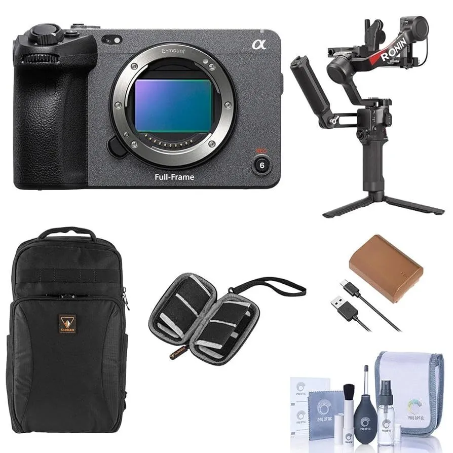 Sony FX2 + Lente + DJI RS Gimbal 