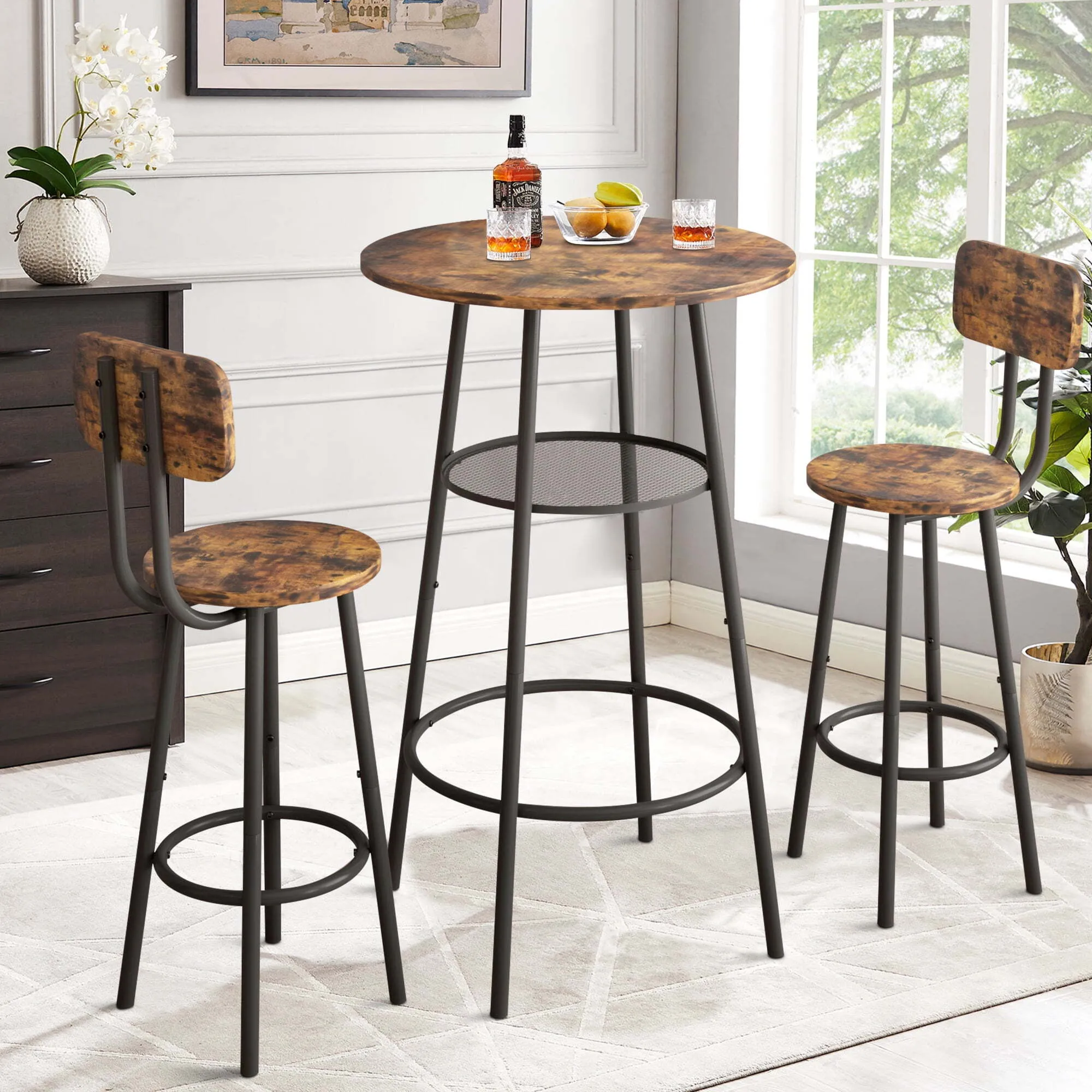 Wood High Top Tables