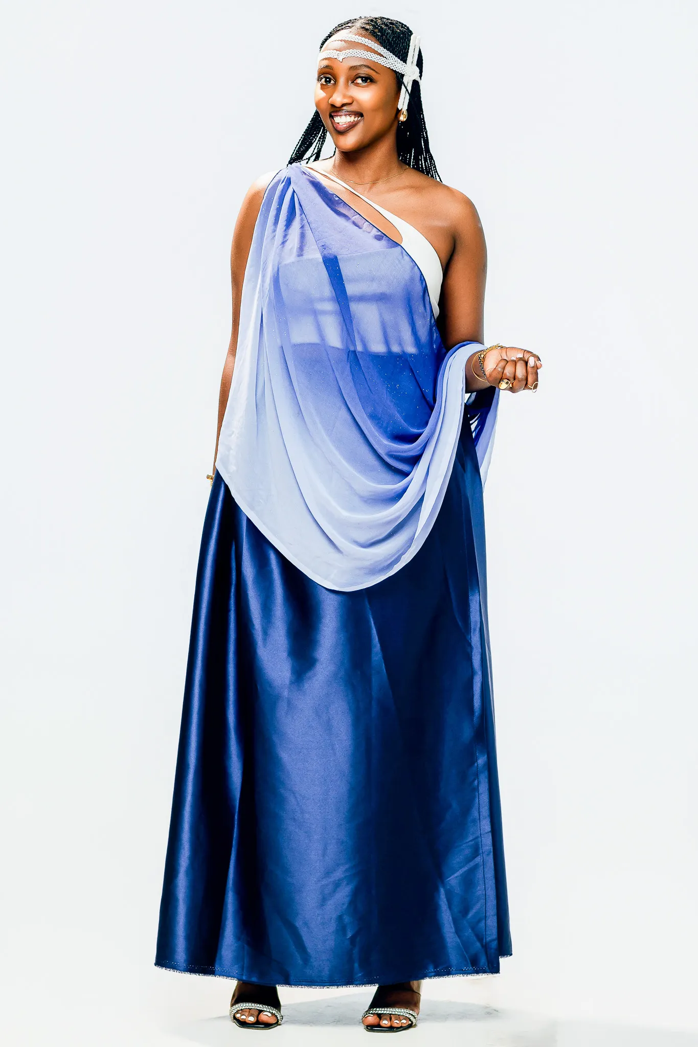 Imikenyero Blue, Bridesmaid Set (6 Outfits)