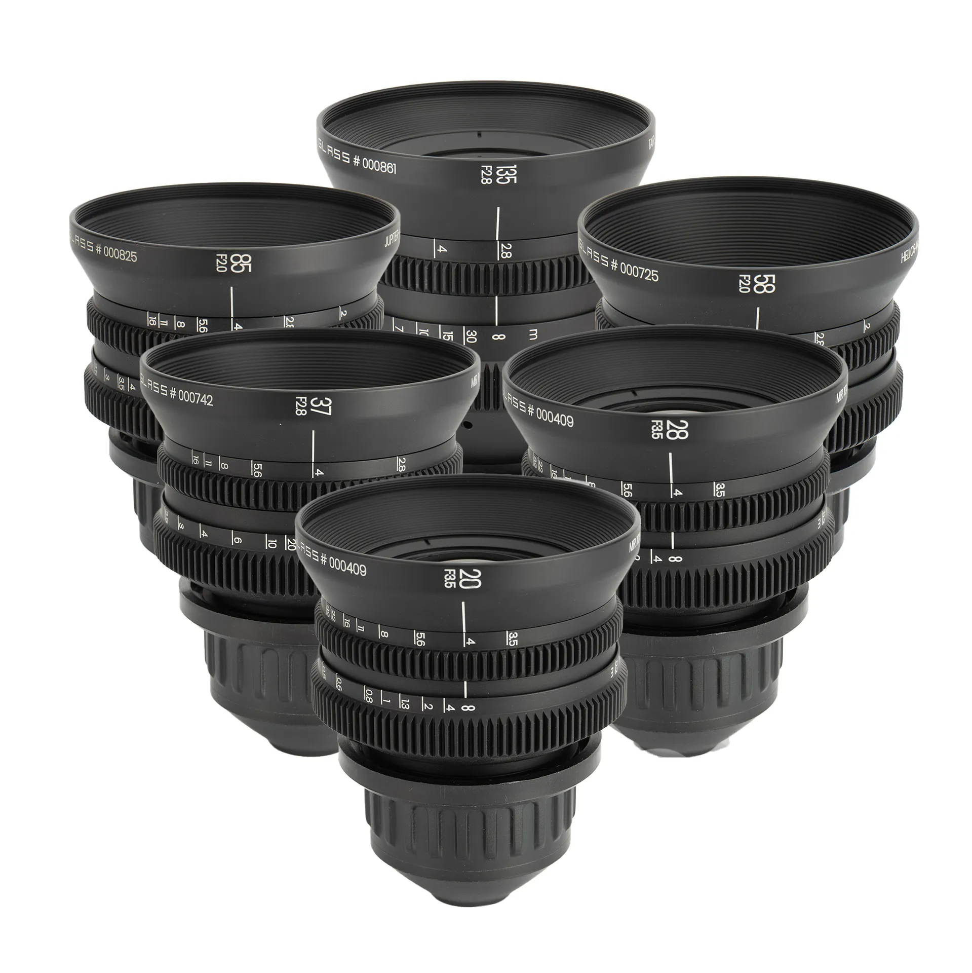 Iron Glass Soviet Lenses - 5 Lens Kit