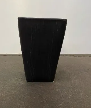 Black Square Top Plant Pot