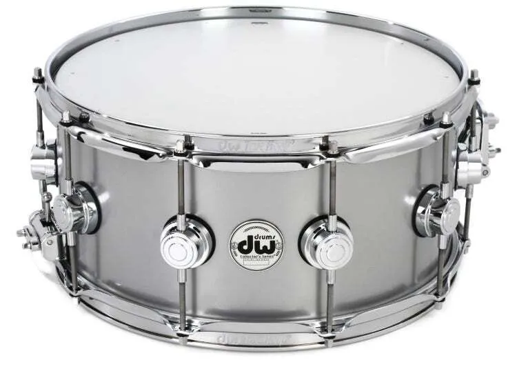 DW Collector's Series Metal Snare - 6.5 x 14 inch - Brushed Aluminum