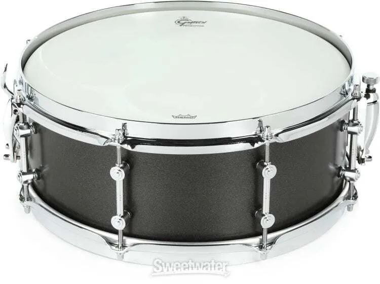 Gretsch Drums Brooklyn Standard Snare Drum - 5.5 x 14-inch, Satin Black Metallic