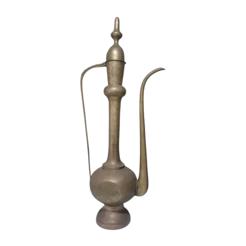 S1982 Indian Brass Tea Pot 