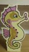 S541 Sea horse - Cut-out 43cm H