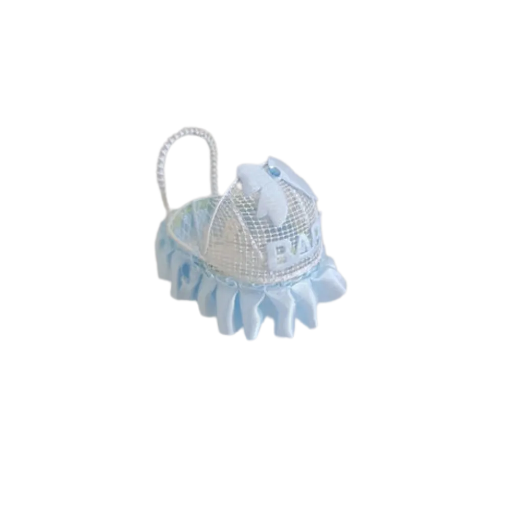 DT1705 Iron Pram - Boy - Baby Shower - 7cm High