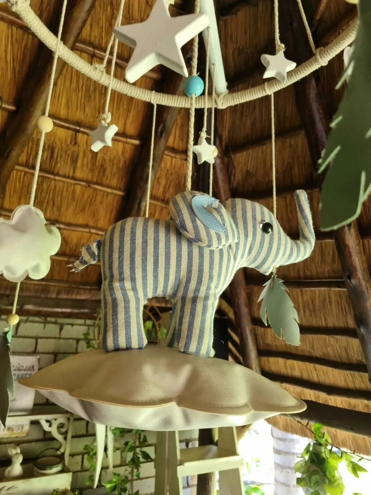 S1864.3 Giant Mobile - Stripe Elephant - FOR SALE - R360