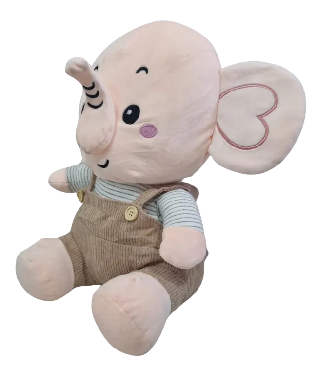 S1862 Elephant with corduroy suit.