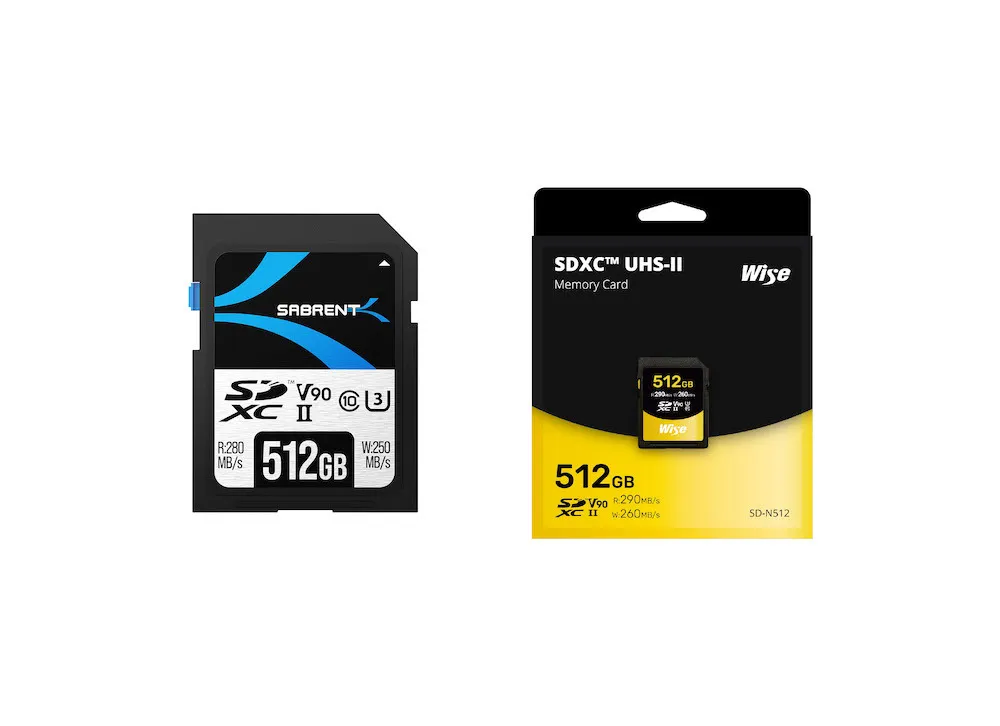 SABRENT SD card 512GB V90