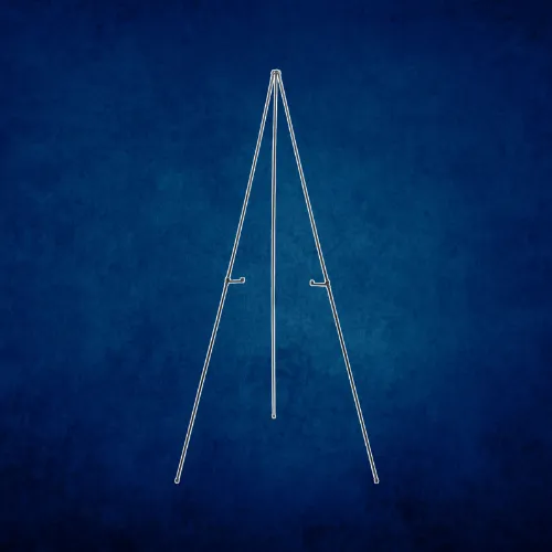Black Metal Easel