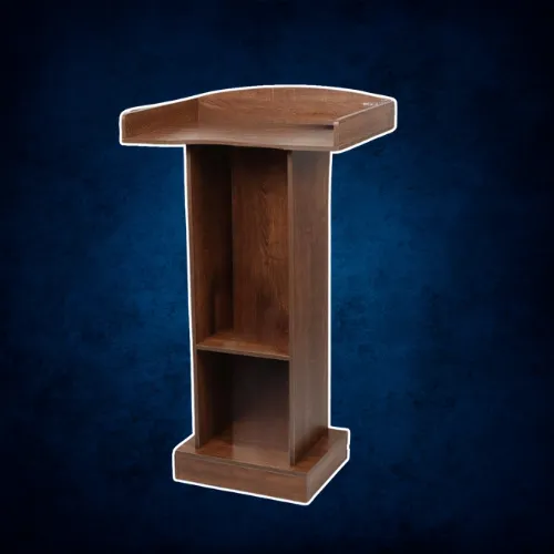 Oak Podium Stand