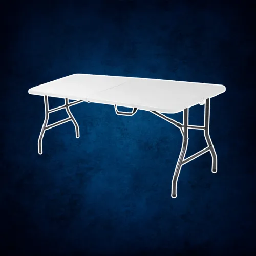 6' Rectangle Table - Foldable Top