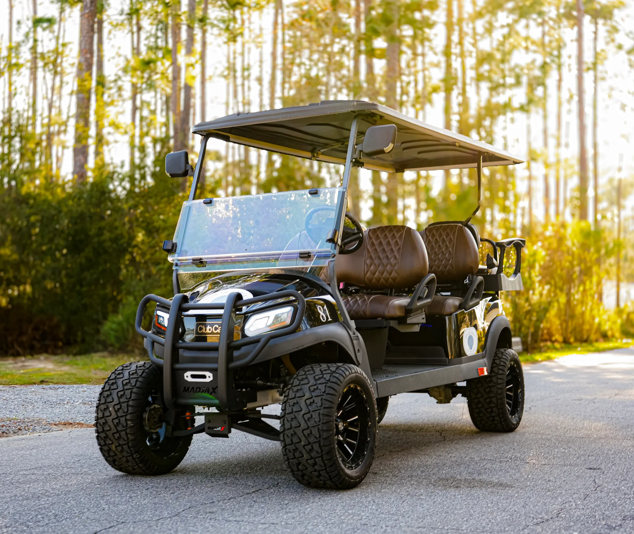 Premium 6-Seater Club Car (Black)