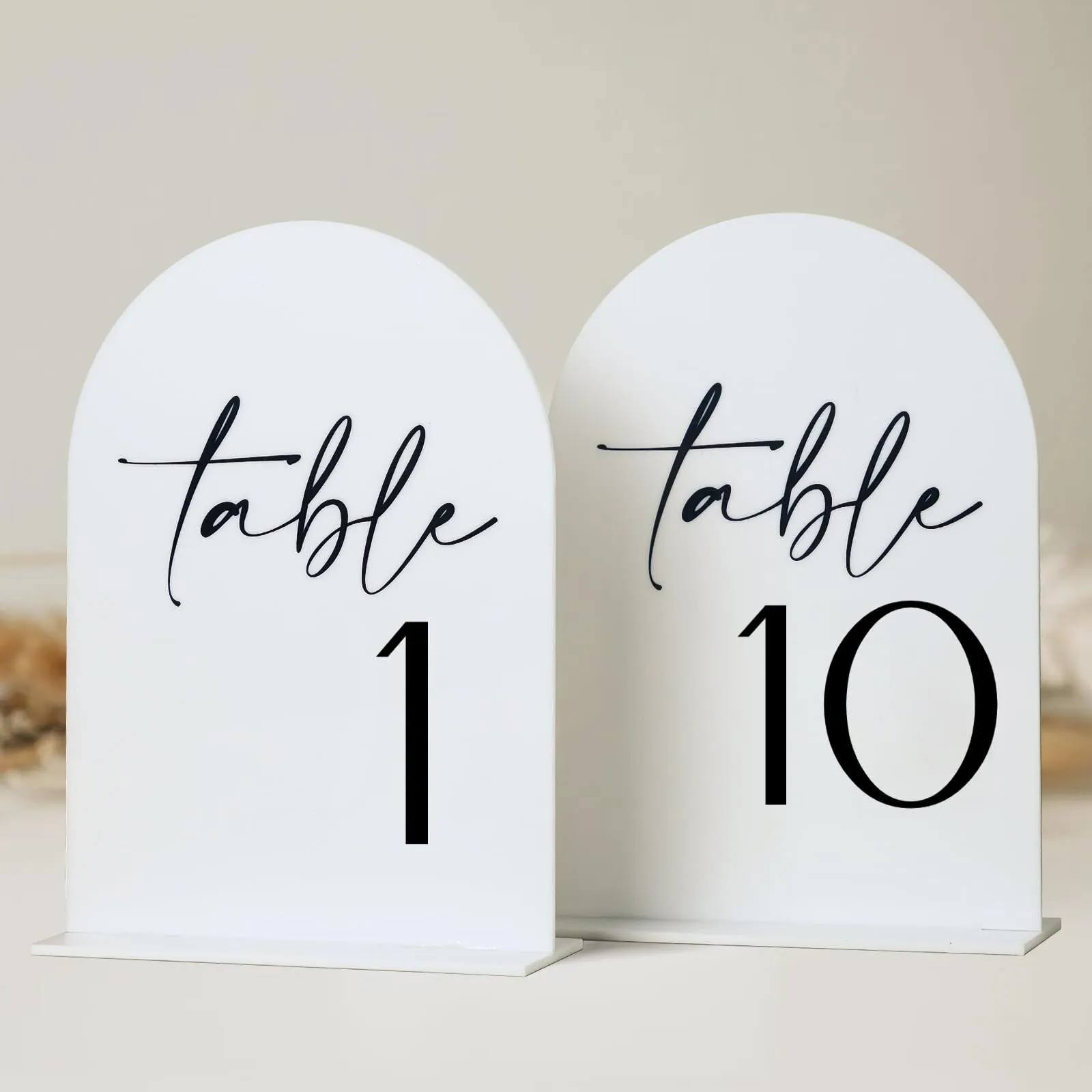 Table number