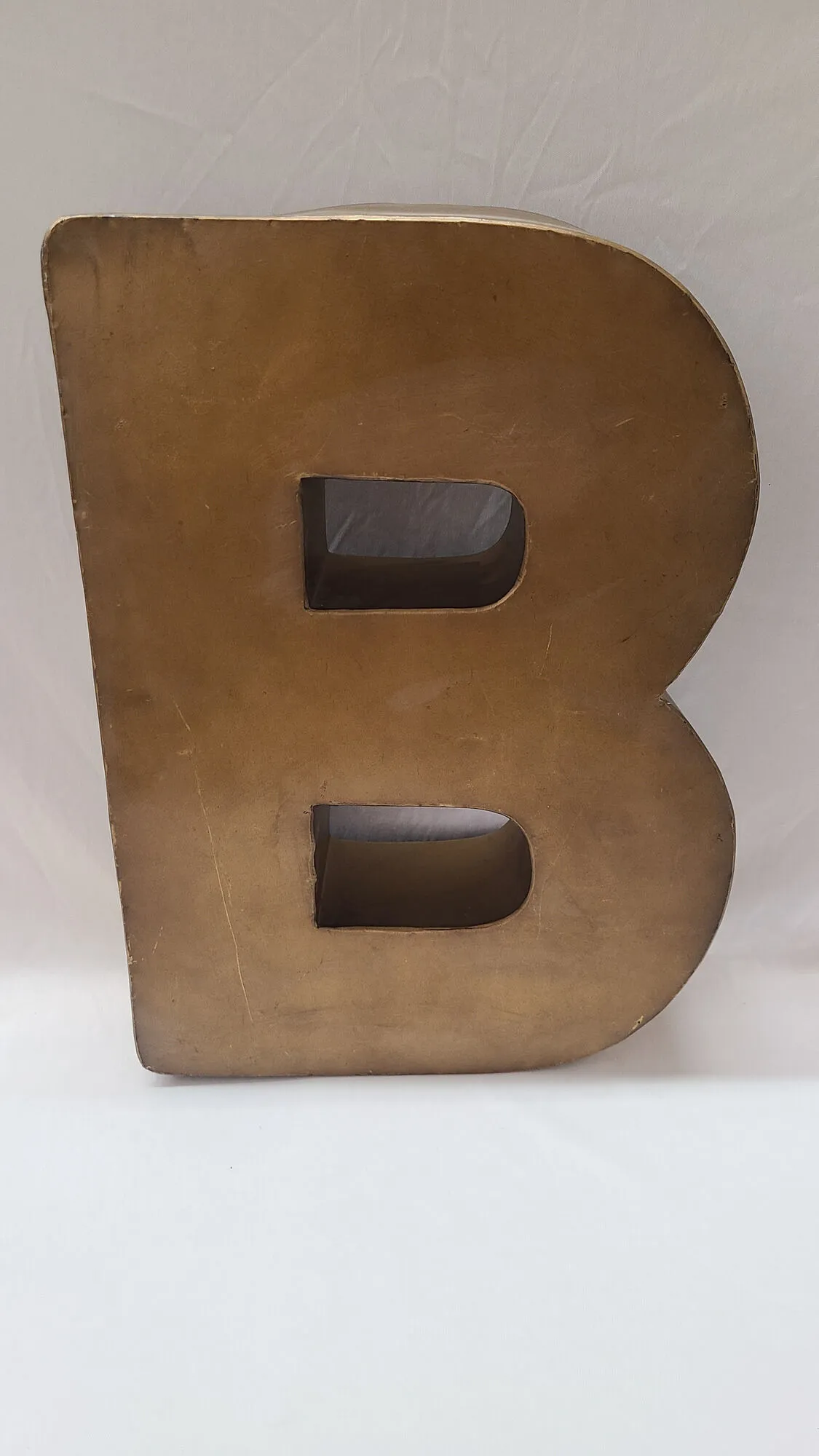 Bronze Metal Letter B Revel & Flourish Minneapolis Event Rentals