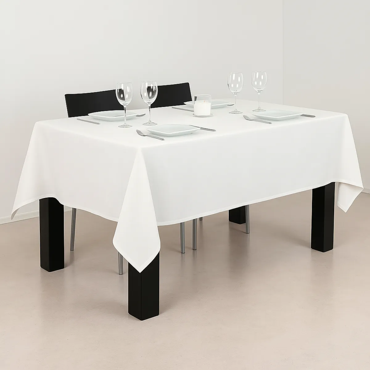 Linen Look Tablecloth (220x240cm)