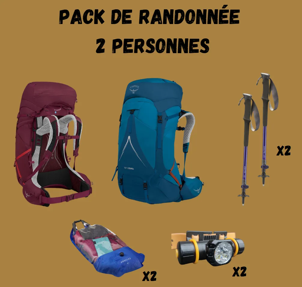 Pack de Randonnée - 2 personnes