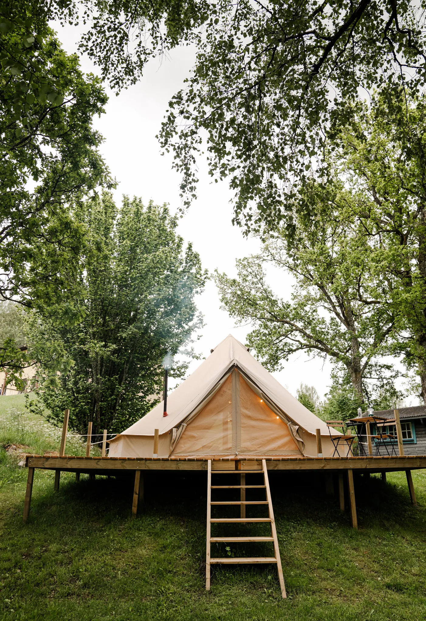 glamping tent
