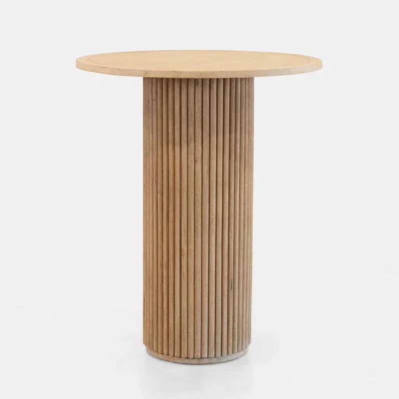 Fluted Highboy Table