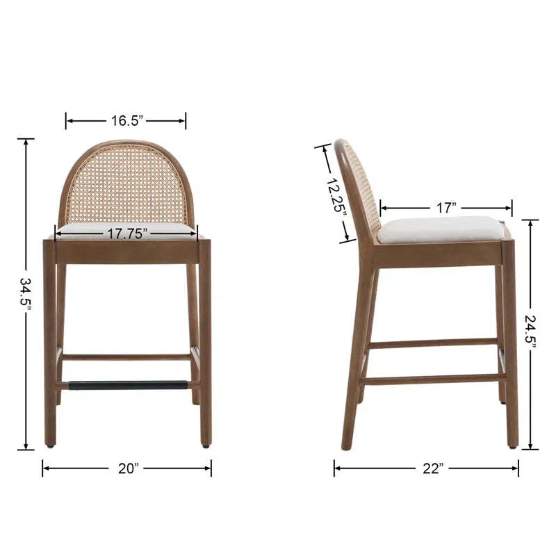 Rattan Modern Stool