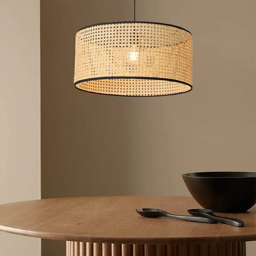 Black trim Bamboo modern 
