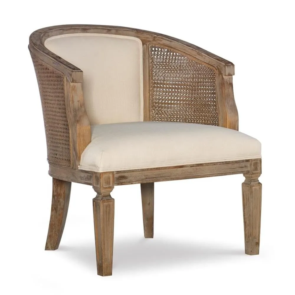 Cane Barrel Chair