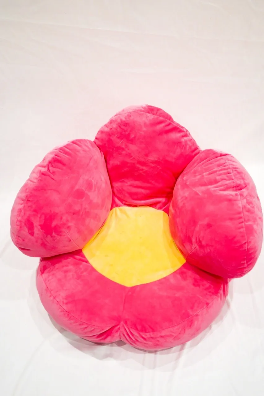 Large Pink Flower Chair for Children